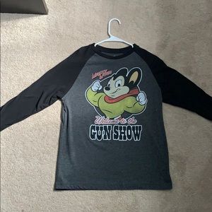 Mighty Mouse Welcome to the Gun Show Long Sleeve